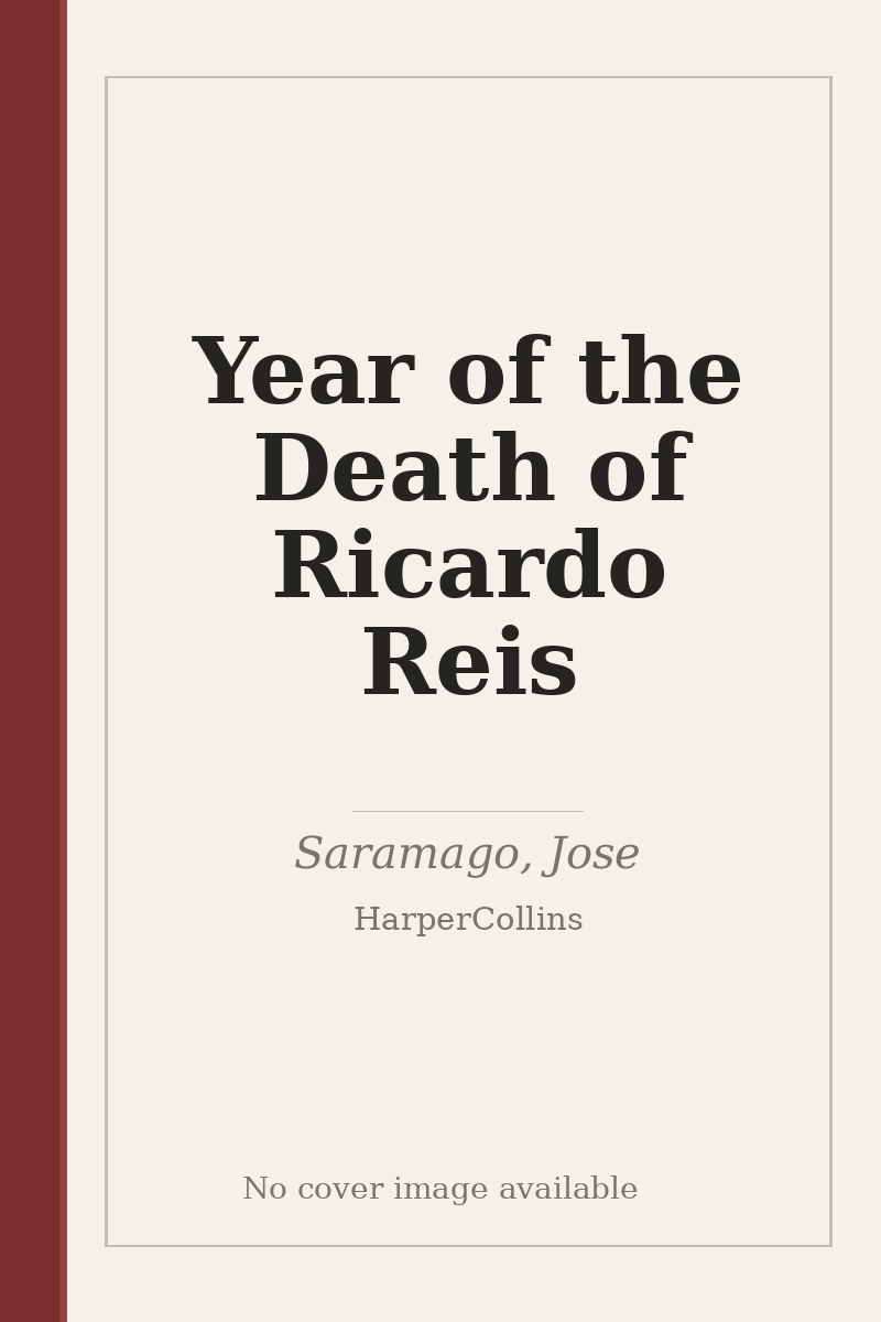 Year of the Death of Ricardo Reis - no cover image available
