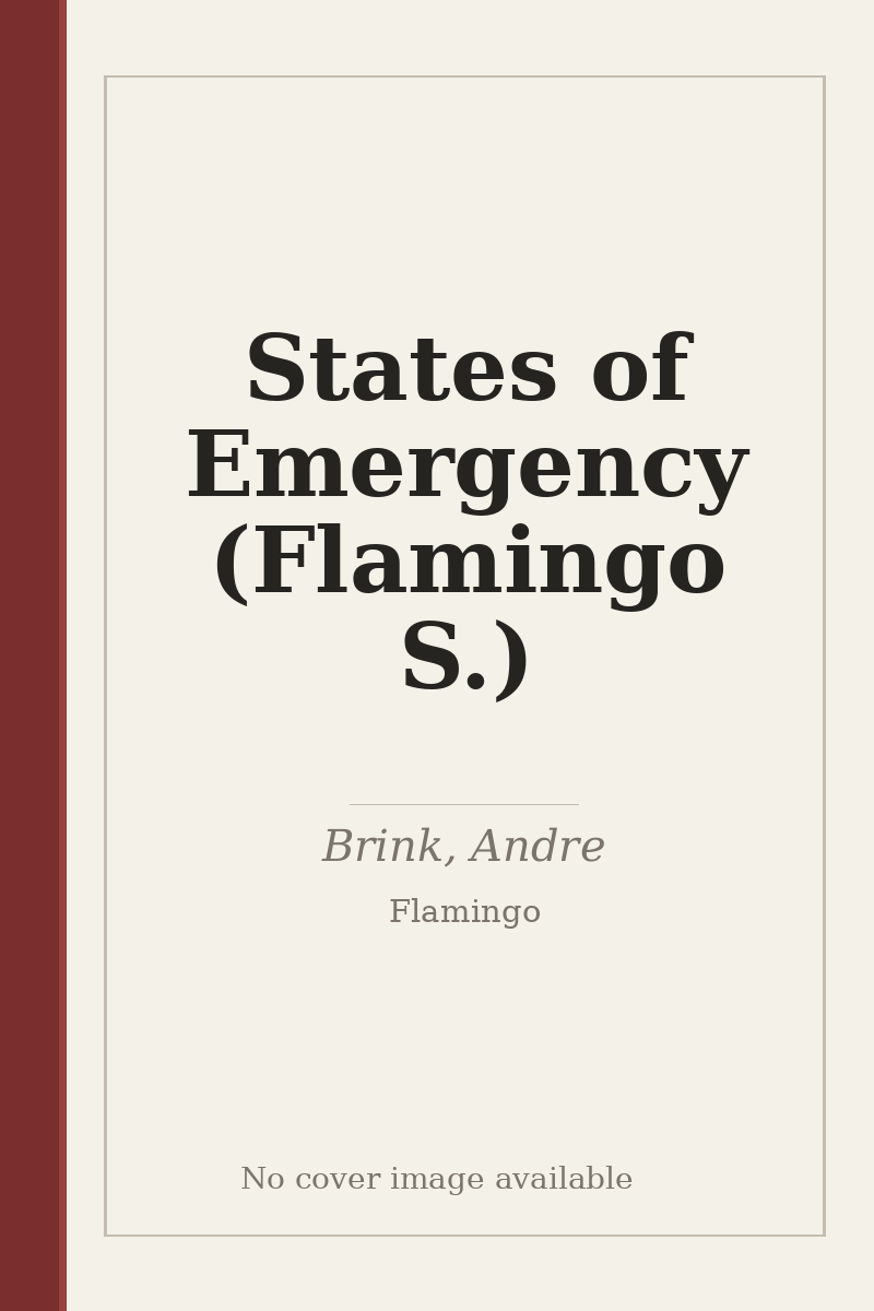 States of Emergency (Flamingo S.) - no cover image available