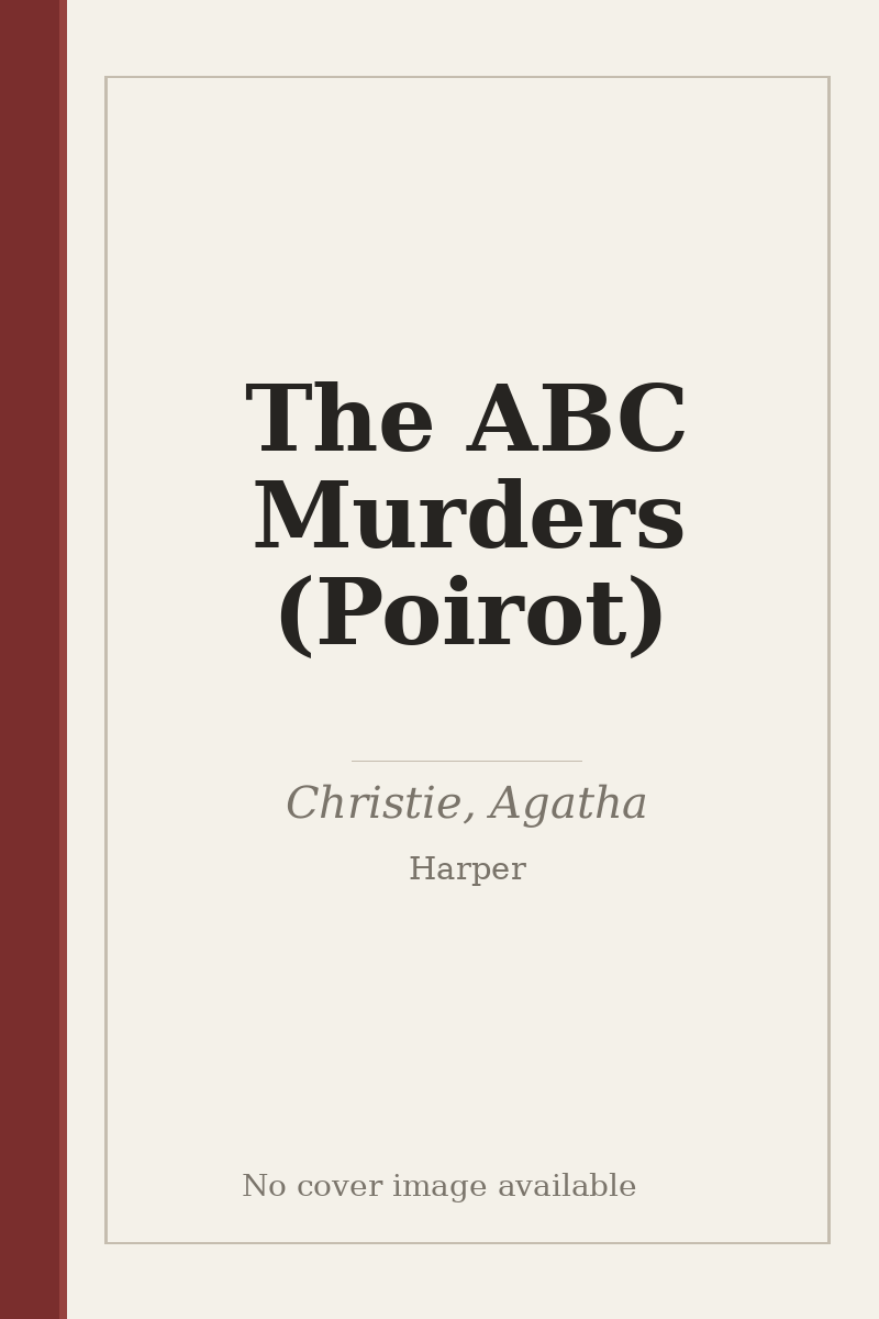 The ABC Murders (Poirot) - no cover image available