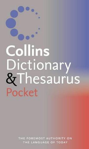 Collins Pocket Dictionary and Thesaurus