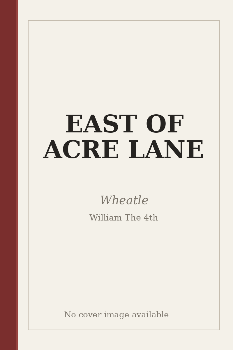EAST OF ACRE LANE - no cover image available