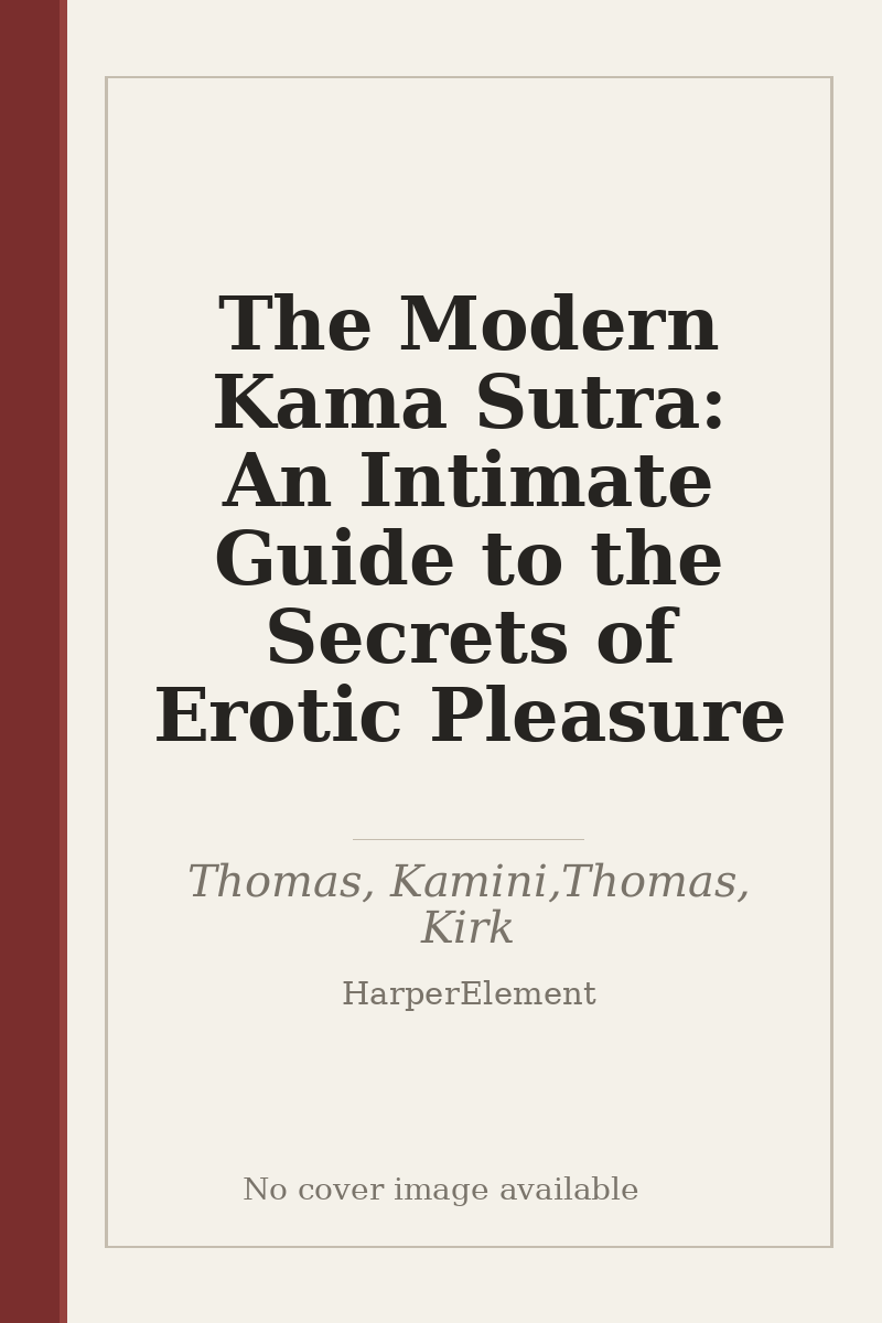 The Modern Kama Sutra: An Intimate Guide to the Secrets of Erotic Pleasure - no cover image available