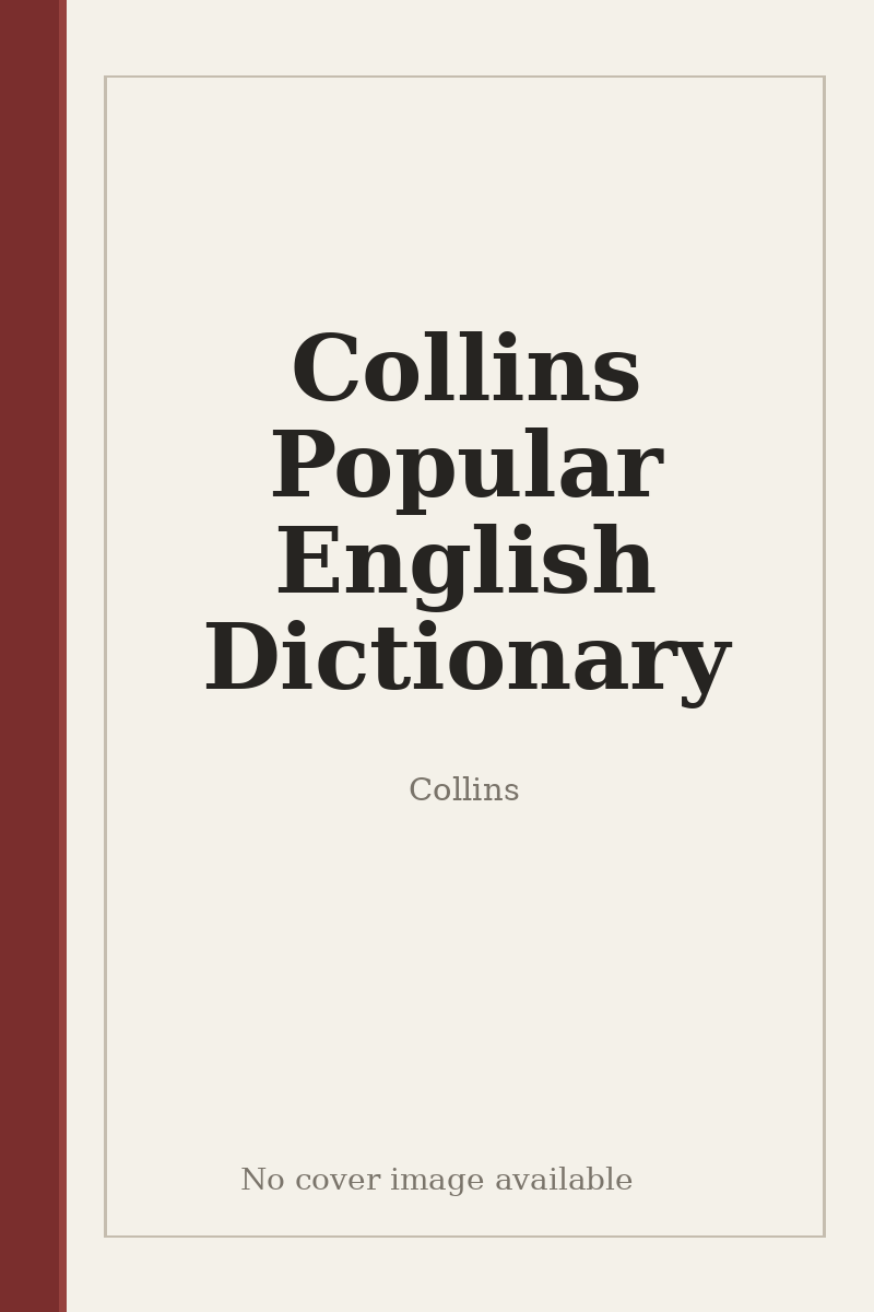 Collins Popular English Dictionary - no cover image available