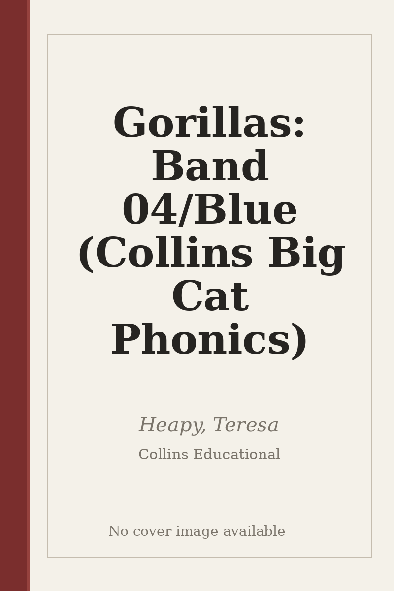 Gorillas: Band 04/Blue (Collins Big Cat Phonics) - no cover image available