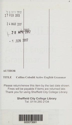 Active English Grammar (Collins Cobuild)
