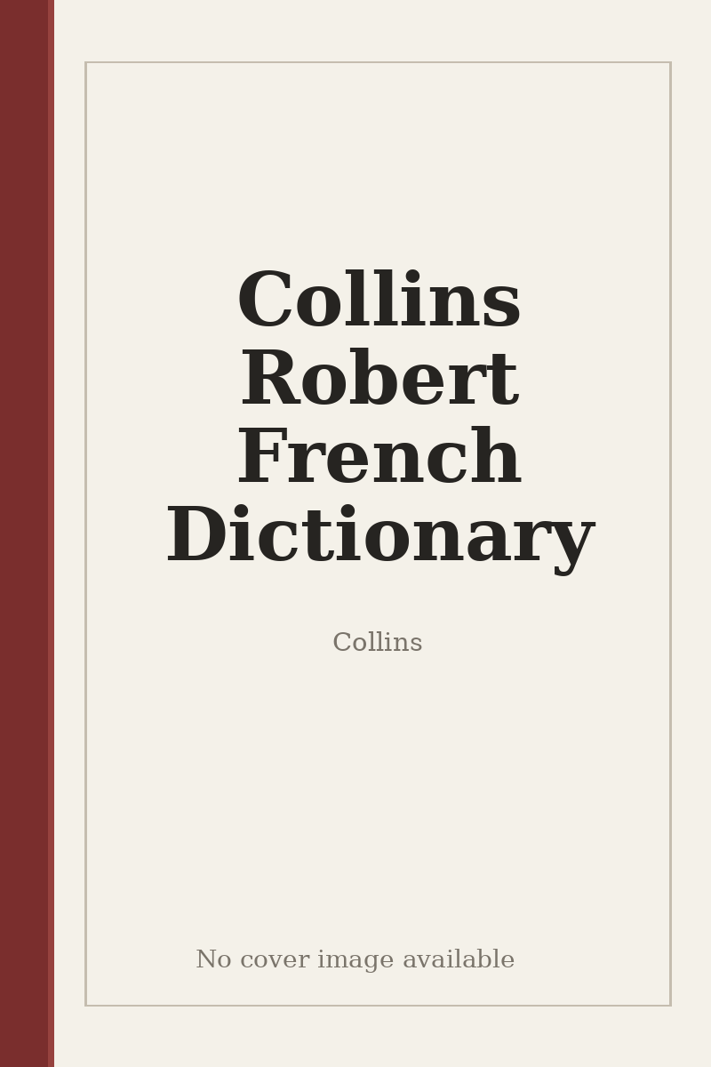 Collins Robert French Dictionary - no cover image available