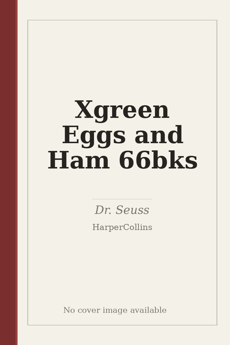 Xgreen Eggs and Ham 66bks - no cover image available