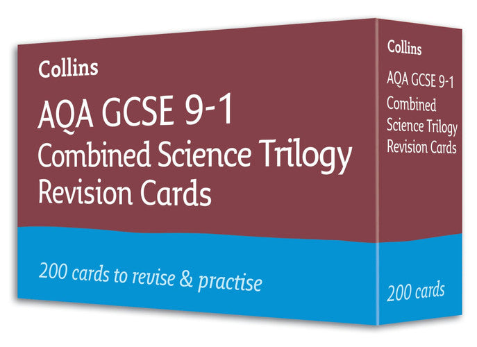 AQA GCSE 9-1 Combined Science Revision Cards (Biology, Chemistry & Physics): Ideal for the 2026 and 2027 exams (Collins GCSE Grade 9-1 Revision)