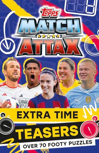 Match Attax Extra Time Teasers: The ultimate puzzle book for football fans, with 90+ pages of fun featuring the game’s greatest stars! The perfect 2026 Football World Cup gift! (Pocket Puzzles)