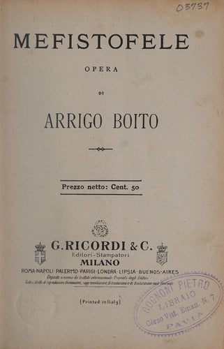 MEFISTOFELE CHANT