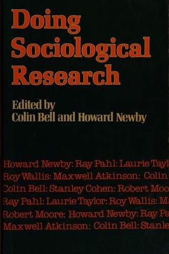 Doing Sociological Research