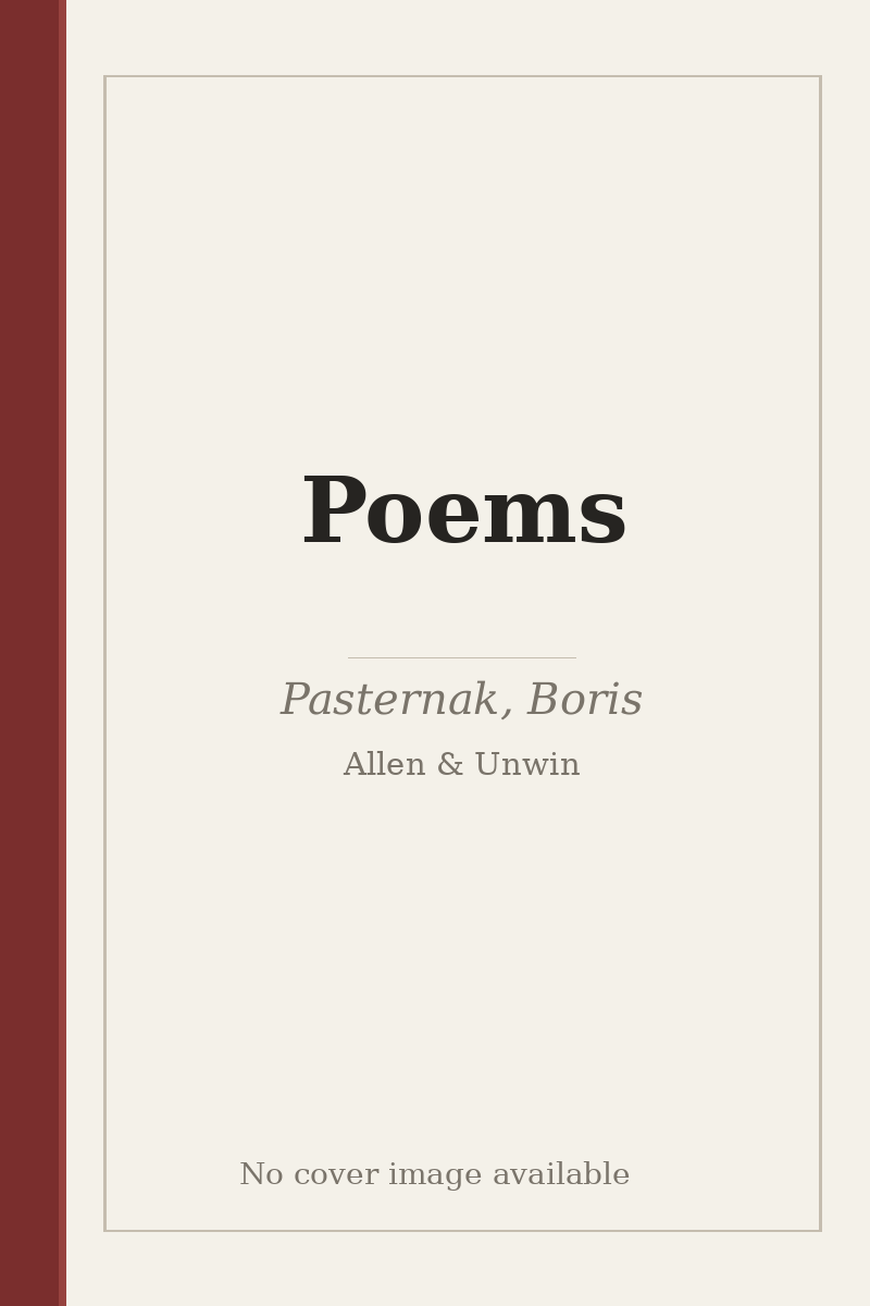 Poems - no cover image available