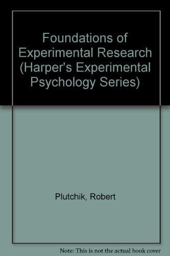 Foundations of experimental research
