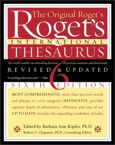 Roget's International Thesaurus
