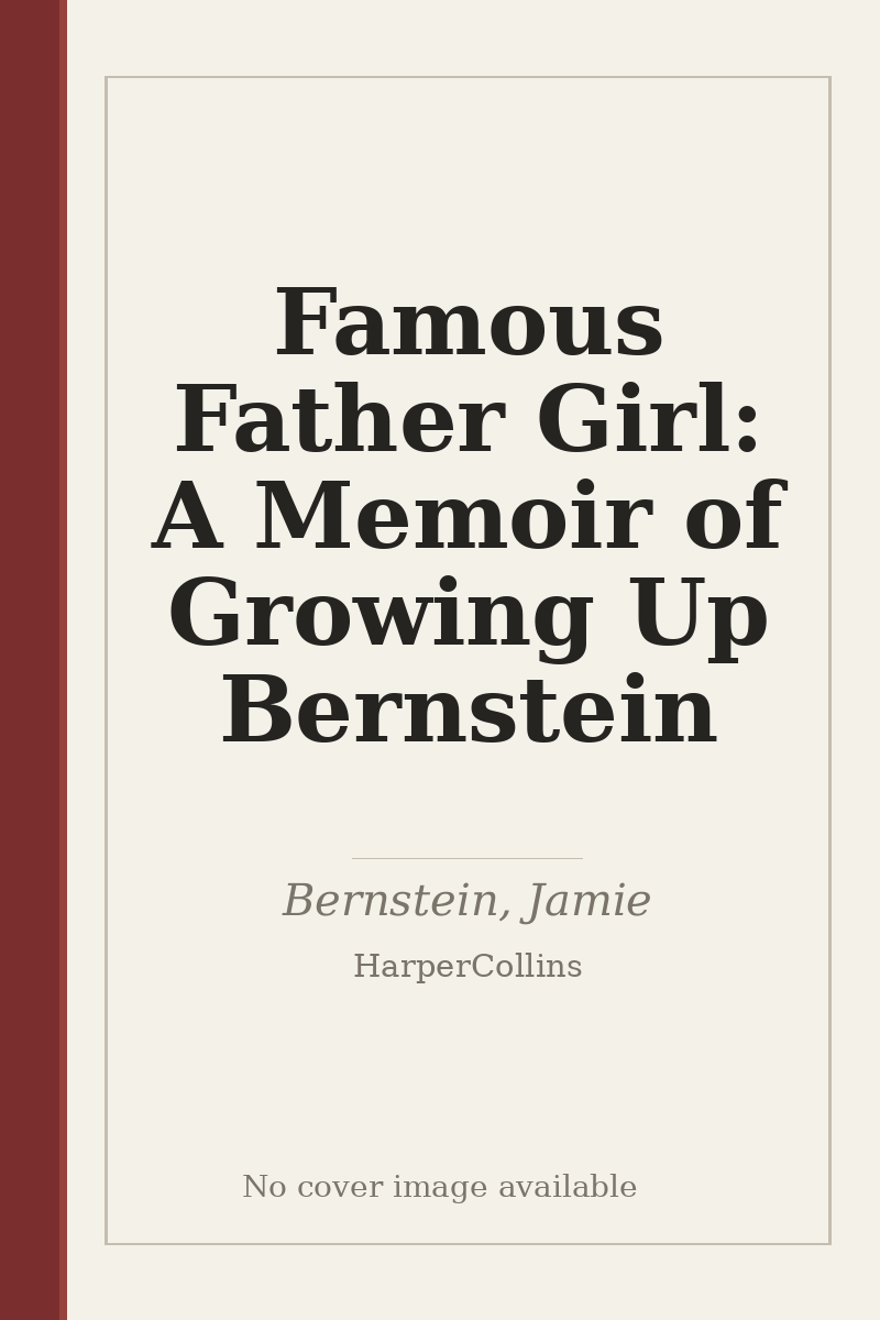 Famous Father Girl: A Memoir of Growing Up Bernstein - no cover image available