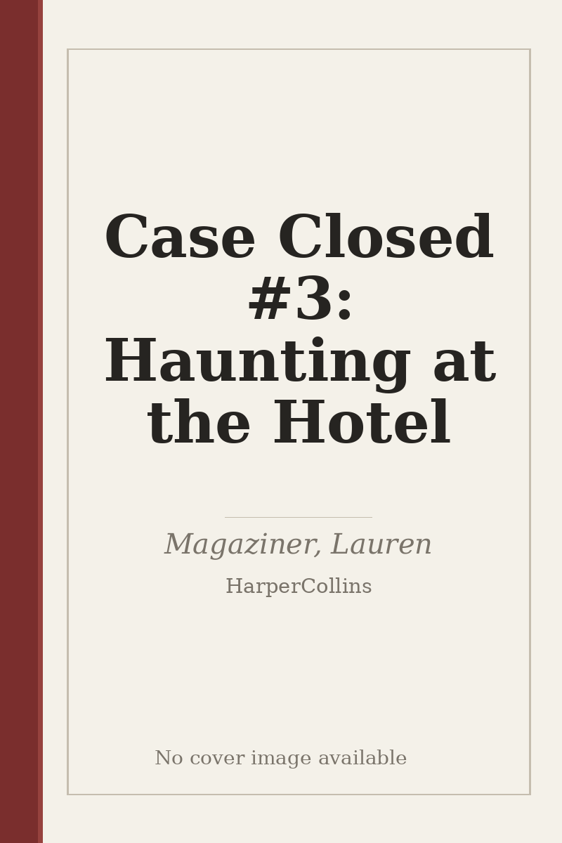 Case Closed #3: Haunting at the Hotel - no cover image available