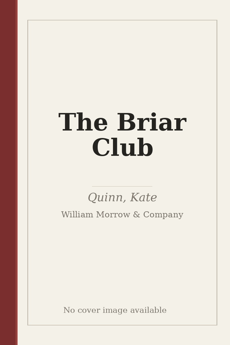 The Briar Club - no cover image available