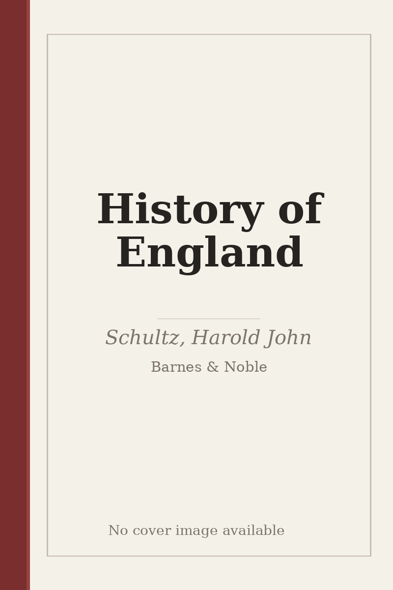 History of England - no cover image available