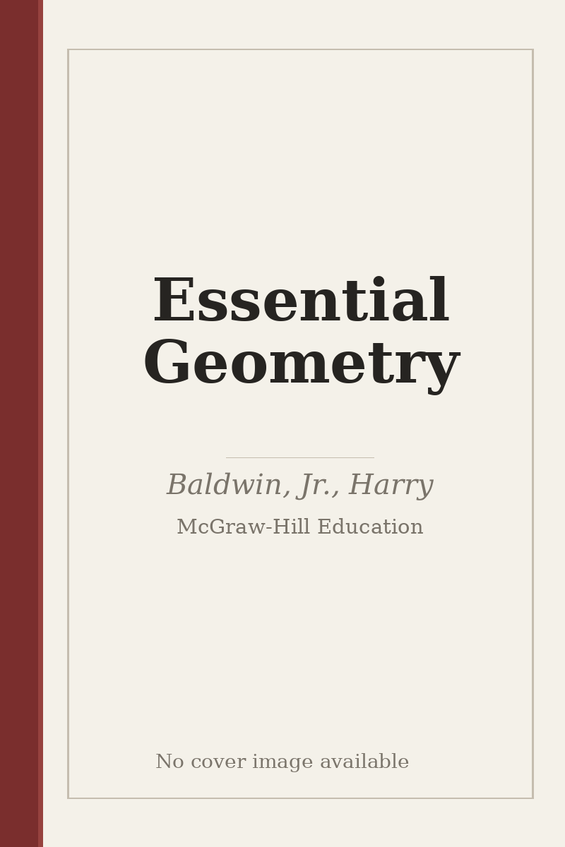 Essential Geometry - no cover image available