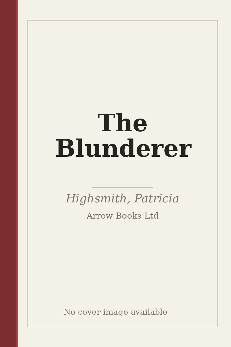 The Blunderer - no cover image available