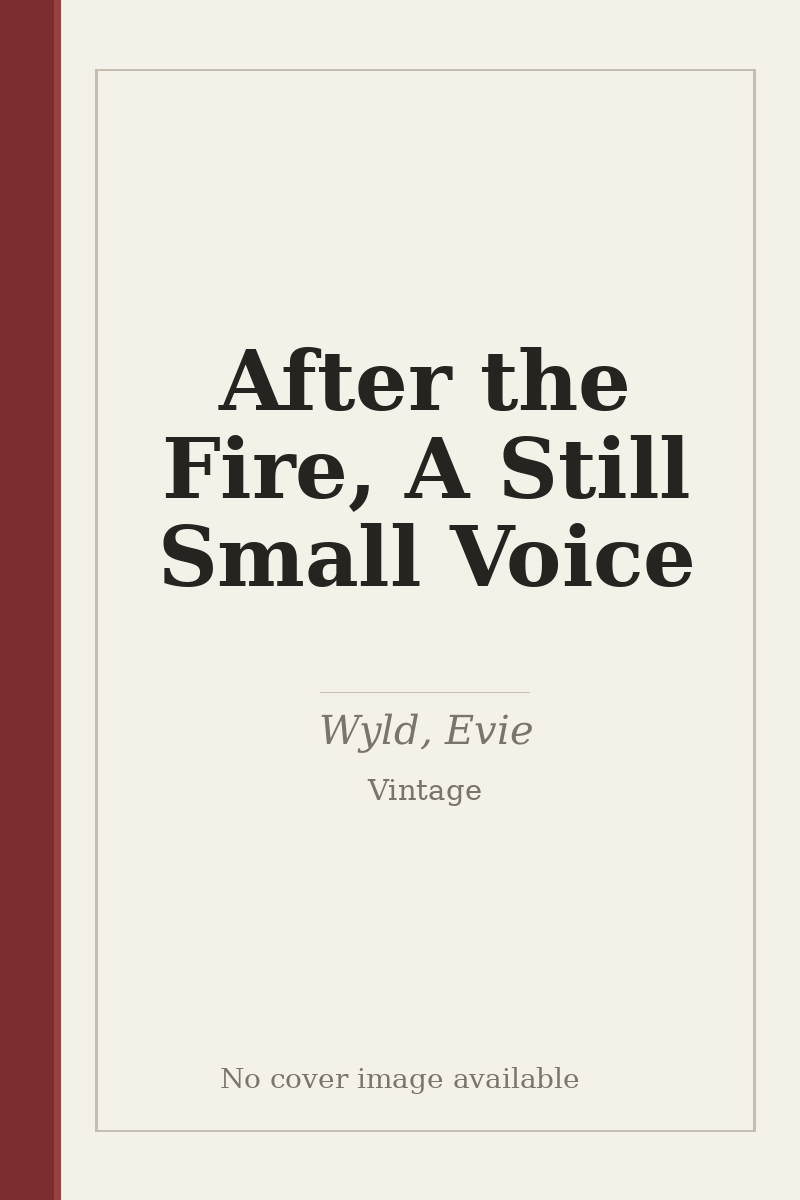 After the Fire, A Still Small Voice - no cover image available