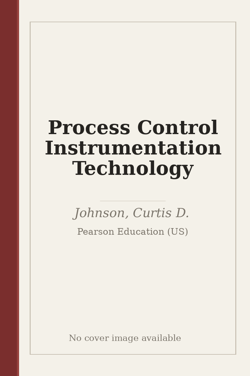 Process Control Instrumentation Technology - no cover image available