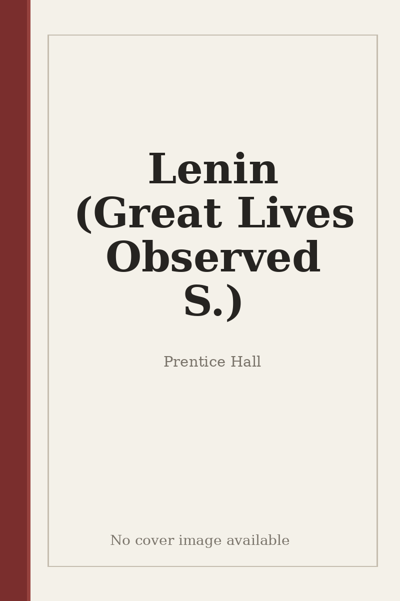 Lenin (Great Lives Observed S.) - no cover image available