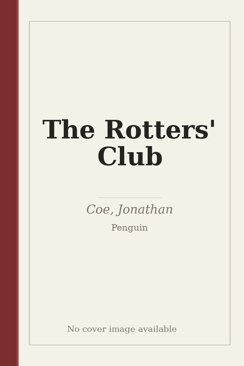 The Rotters' Club - no cover image available