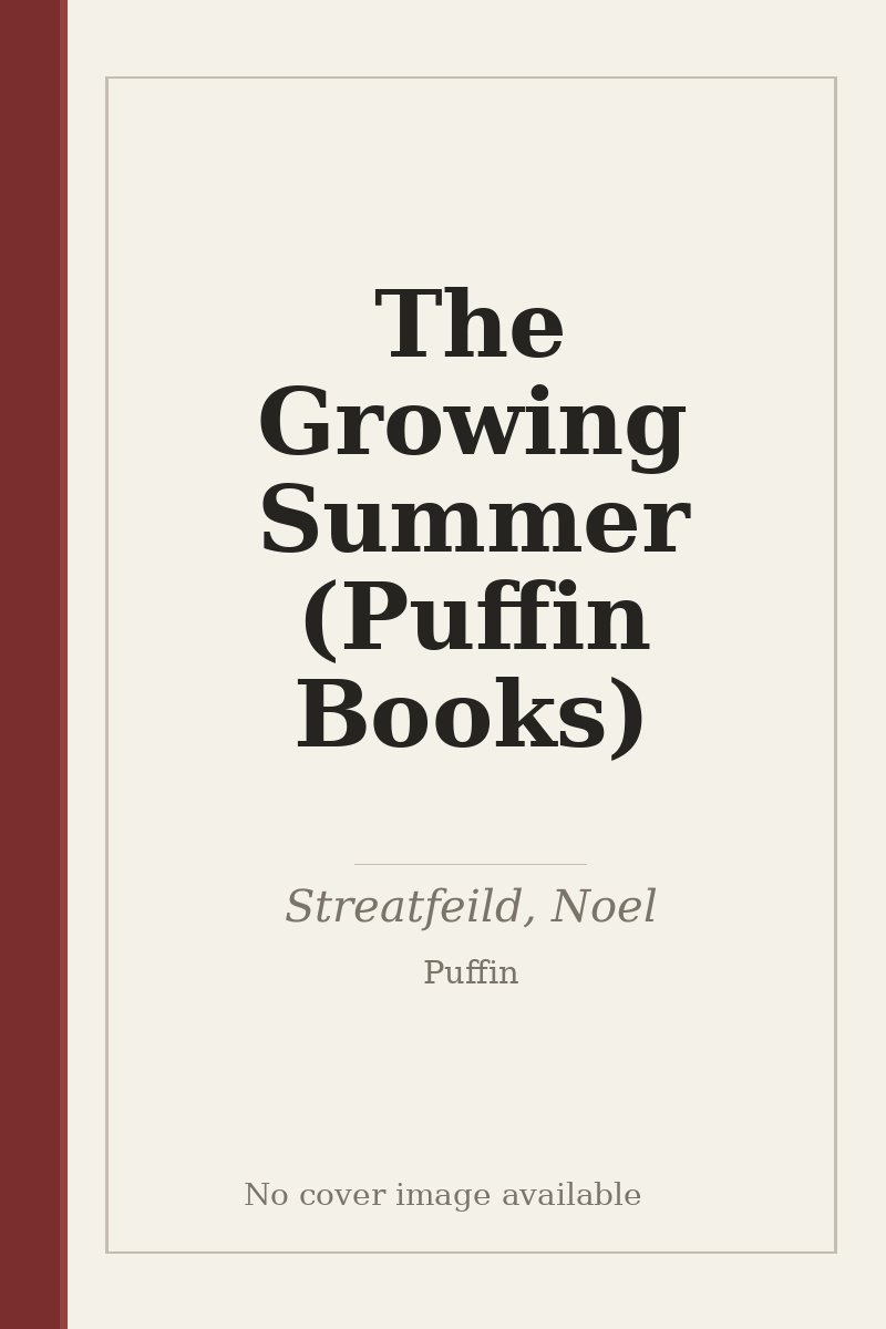 The Growing Summer (Puffin Books) - no cover image available