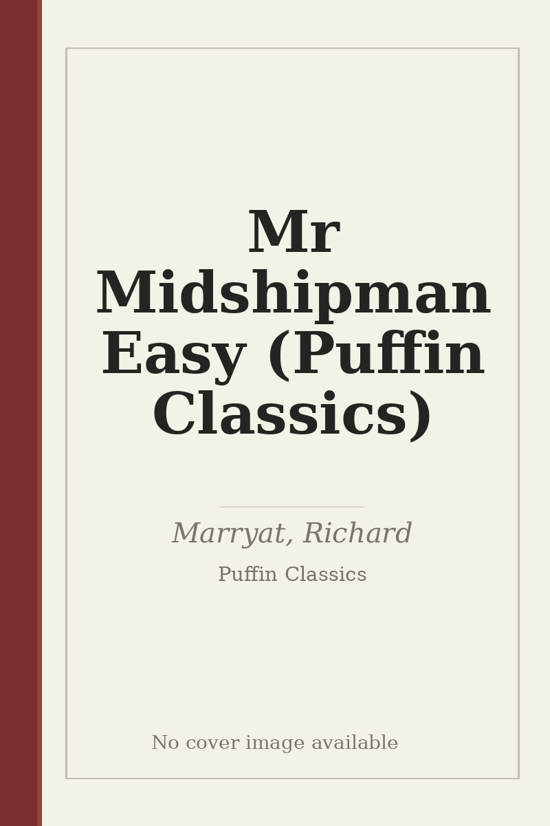Mr Midshipman Easy (Puffin Classics) - no cover image available