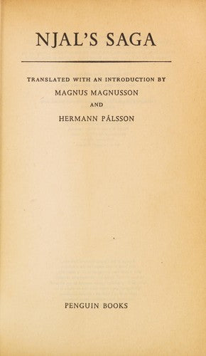 Njal's Saga (Classics)