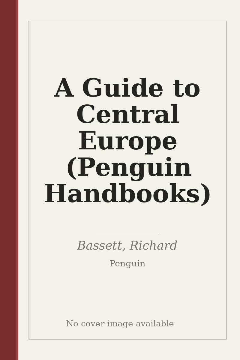 A Guide to Central Europe (Penguin Handbooks) - no cover image available