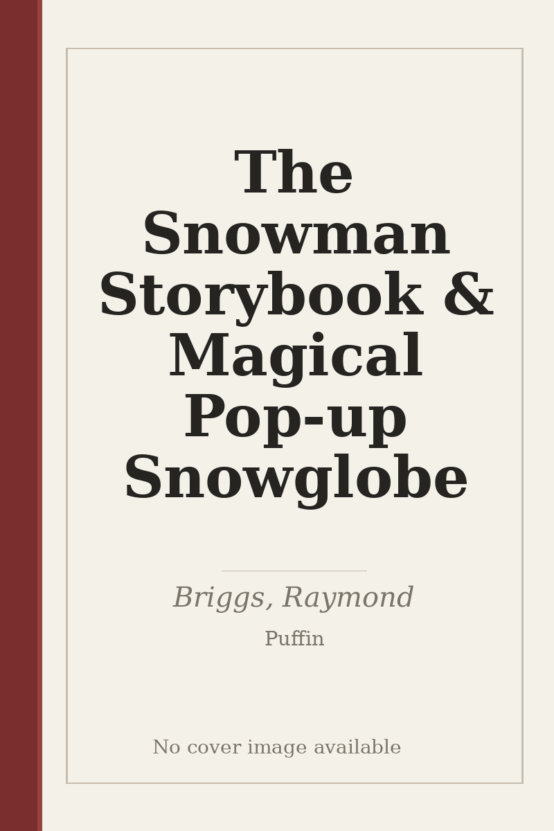 The Snowman Storybook & Magical Pop-up Snowglobe - no cover image available