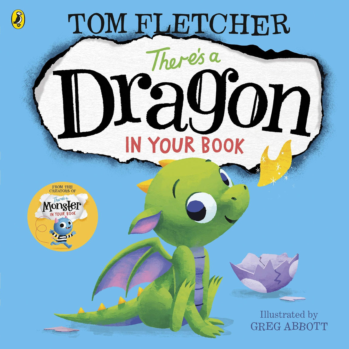 There's a Dragon in Your Book: An interactive story book for toddlers