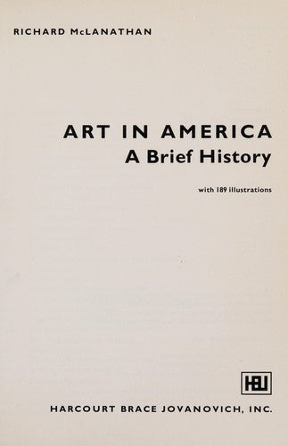 Art in America: A Brief History
