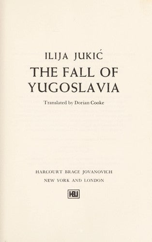 Fall of Yugoslavia
