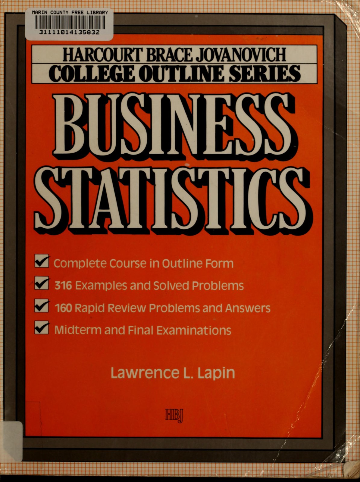 Business Statistics (College Outline S.)