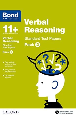 Bond 11+: Verbal Reasoning Standard Test Papers: Pack 2