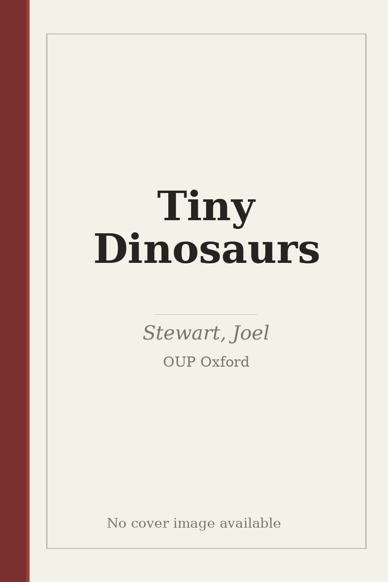 Tiny Dinosaurs - no cover image available
