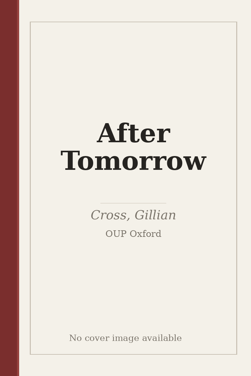 After Tomorrow - no cover image available