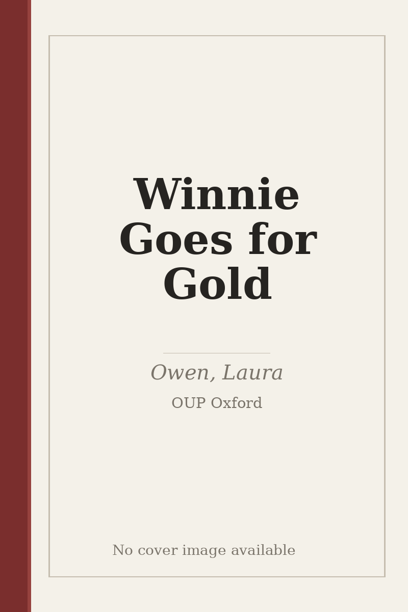 Winnie Goes for Gold - no cover image available