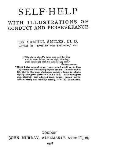 Self-Help (Oxford World's Classics)