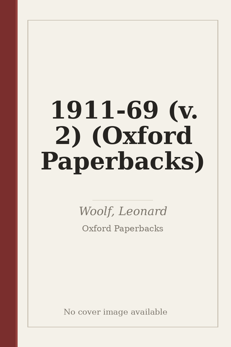 1911-69 (v. 2) (Oxford Paperbacks) - no cover image available