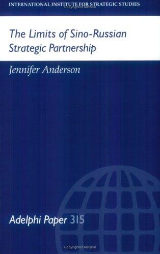 The Limits of Sino-Russian Strategic Partnership: 315 (Adelphi series)