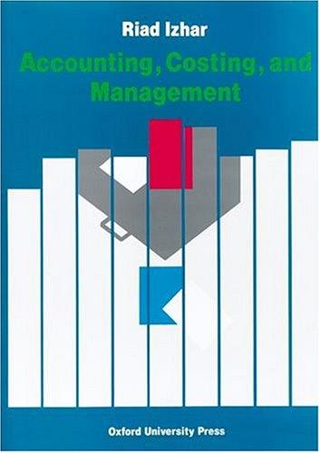 Accounting, Costing and Management
