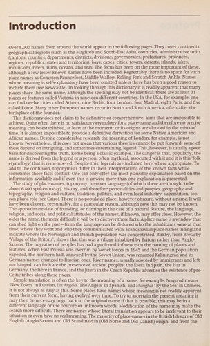 Concise Dictionary of World Place-Names (Oxford Paperback Reference)