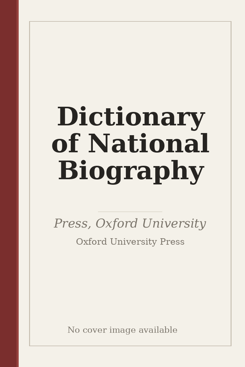 Dictionary of National Biography - no cover image available