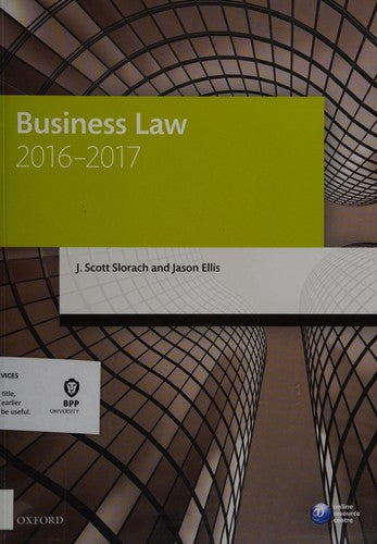 Business Law 2016-2017 (Blackstone Legal Practice Course Guide)