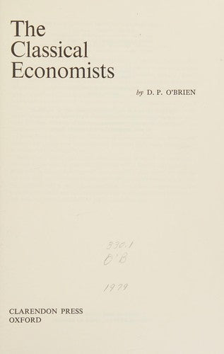 Classical Economists