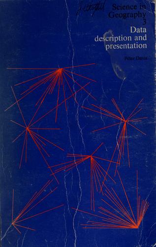 Data Description and Presentation (Bk. 3) (Science in Geography)